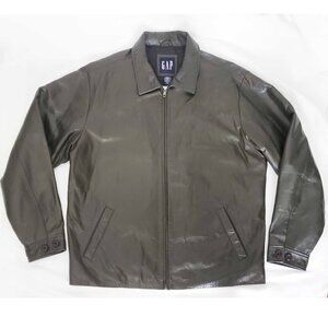Vintage Gap Mens 90s Genuine Leather Jacket L